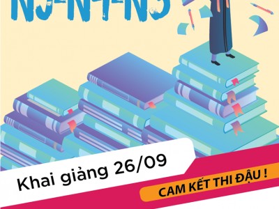 CHIÊU SINH LỚP LUYỆN THI JLPT N3-N4-N5