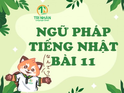 Ngữ Pháp Tiếng Nhật Bài 11